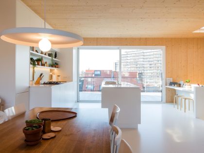 A Playful and Modern Wooden Home Packed with Elegant Interiors in Brussels, Belgium by SPOTLESS ARCHITECTURE (27)