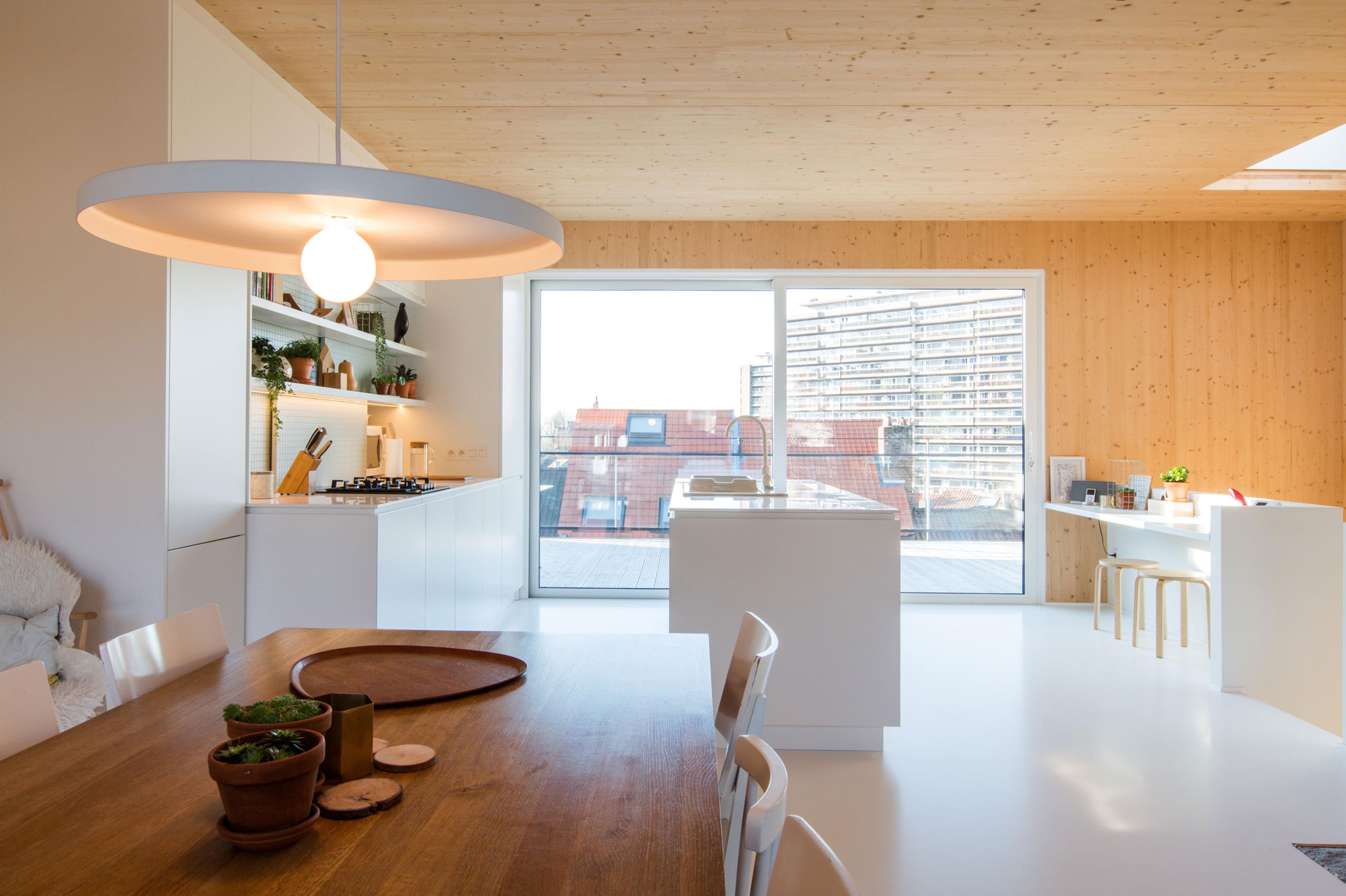 A Playful and Modern Wooden Home Packed with Elegant Interiors in Brussels, Belgium by SPOTLESS ARCHITECTURE (27)