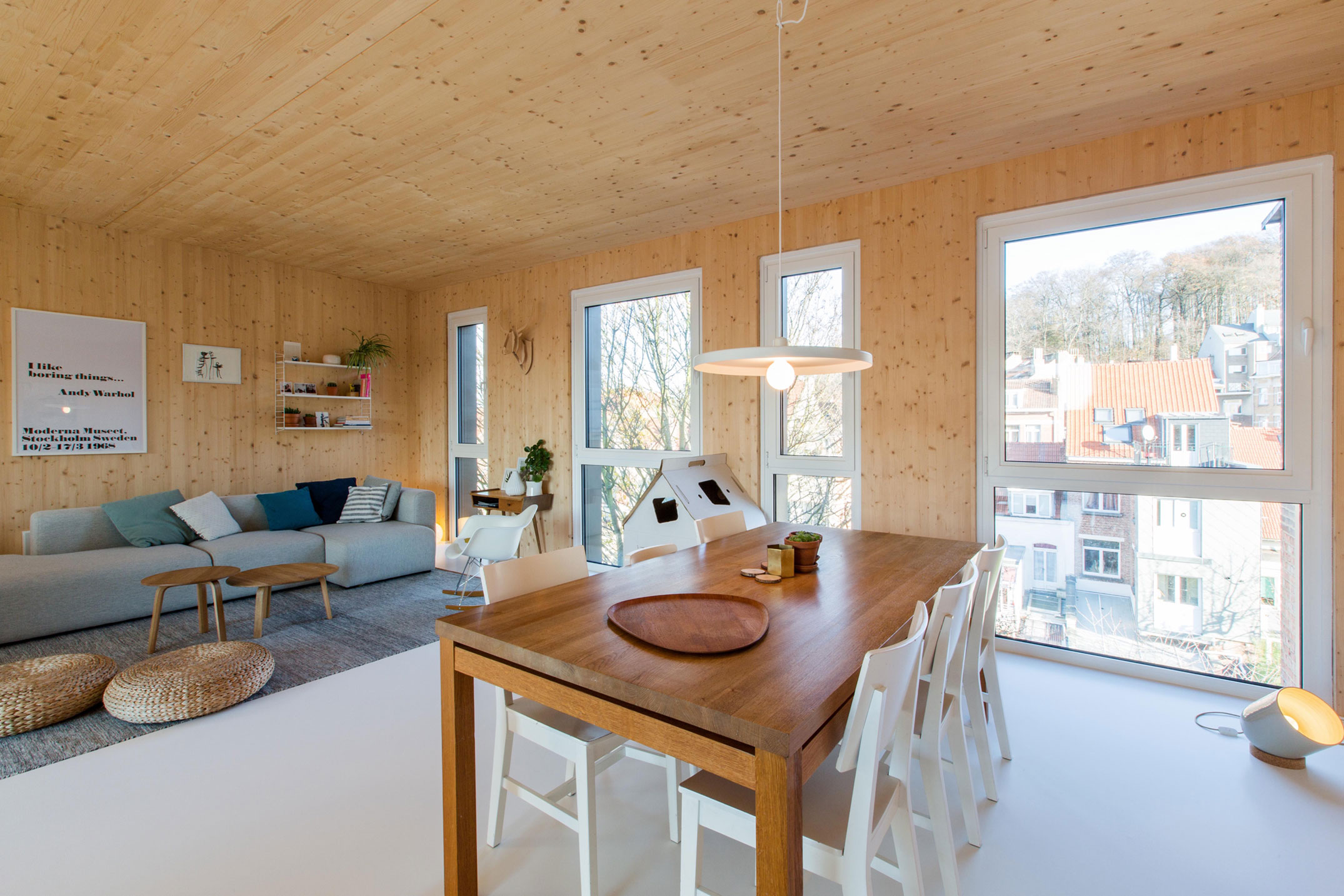 A Playful and Modern Wooden Home Packed with Elegant Interiors in Brussels, Belgium by SPOTLESS ARCHITECTURE (31)