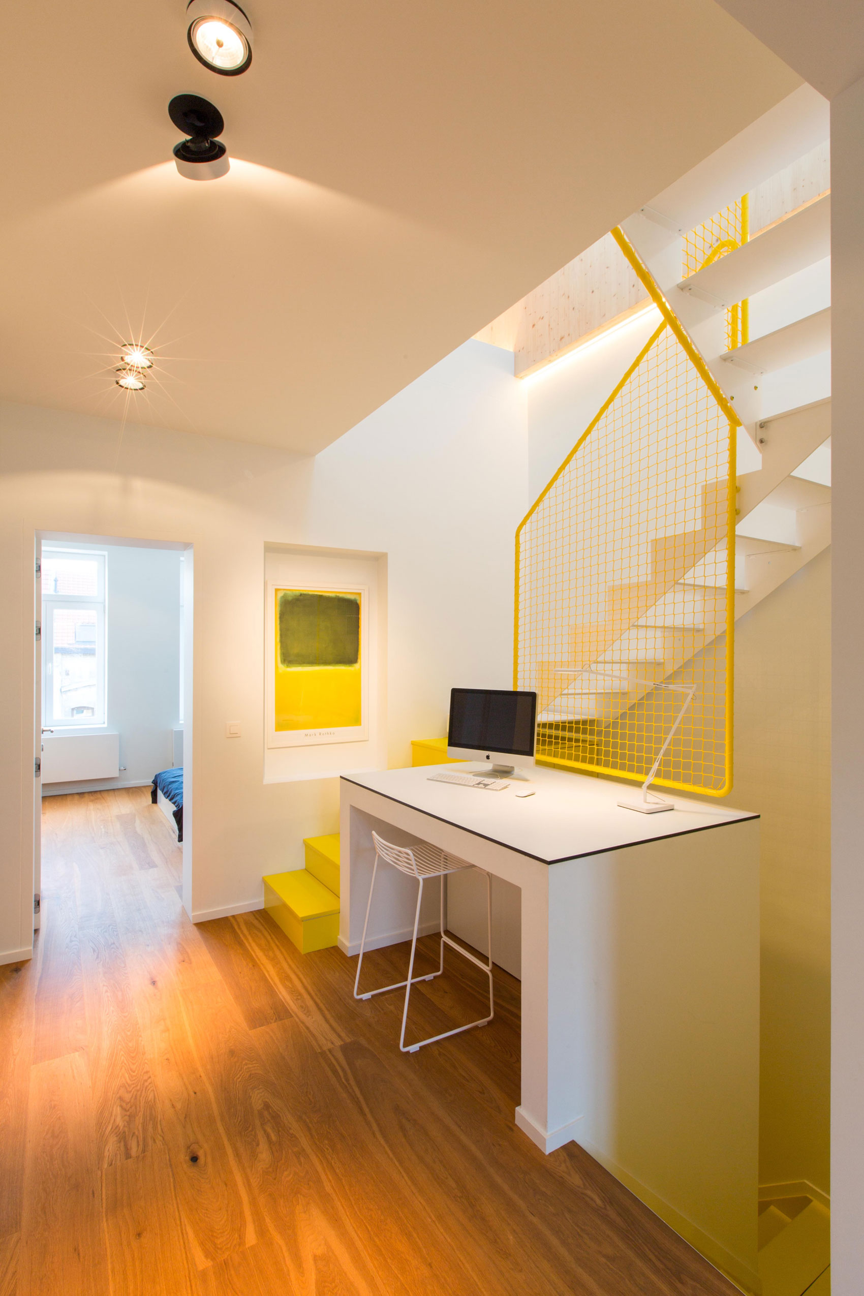 A Playful and Modern Wooden Home Packed with Elegant Interiors in Brussels, Belgium by SPOTLESS ARCHITECTURE (48)