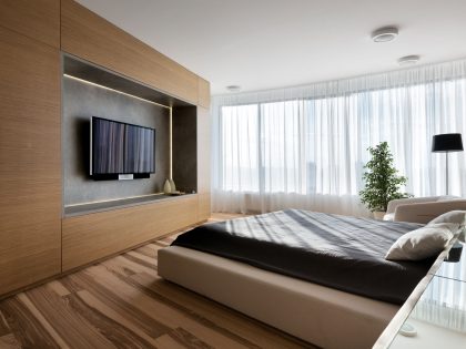 A Practical and Functional Apartment with Airy and Light Interiors in Kiev, Ukraine by Sergey Makhno Architects (13)