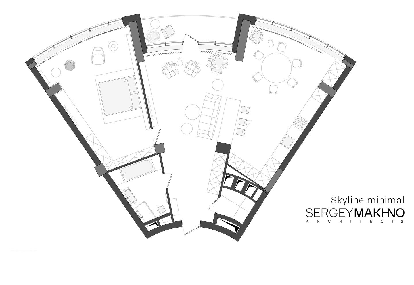 A Practical and Functional Apartment with Airy and Light Interiors in Kiev, Ukraine by Sergey Makhno Architects (19)