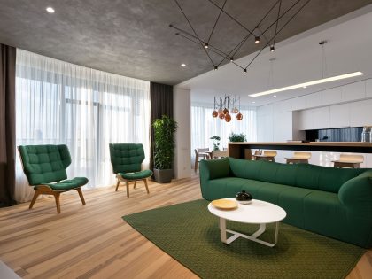 A Practical and Functional Apartment with Airy and Light Interiors in Kiev, Ukraine by Sergey Makhno Architects (4)