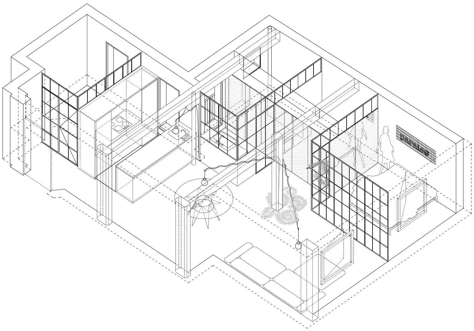 A Simple and Comfortable Apartment for a Single Woman in Madrid, Spain by Manuel Omaña (16)