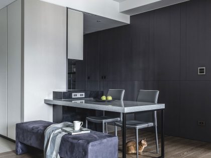A Simple and Elegant Contemporary Apartment in Taipei City, Taiwan by Taipei Base Design Center (16)