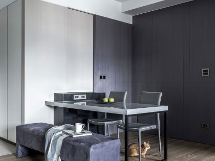 A Simple and Elegant Contemporary Apartment in Taipei City, Taiwan by Taipei Base Design Center (17)