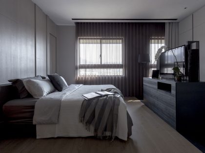 A Simple and Elegant Contemporary Apartment in Taipei City, Taiwan by Taipei Base Design Center (25)