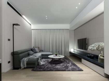 A Simple and Elegant Contemporary Apartment in Taipei City, Taiwan by Taipei Base Design Center (6)