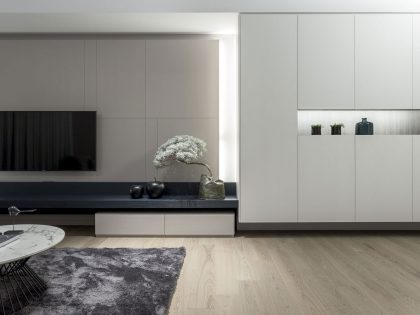A Simple and Elegant Contemporary Apartment in Taipei City, Taiwan by Taipei Base Design Center (8)