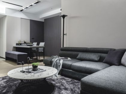 A Simple and Elegant Contemporary Apartment in Taipei City, Taiwan by Taipei Base Design Center (9)