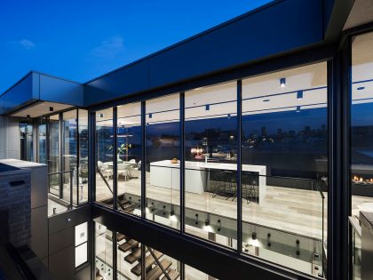 A Sleek Contemporary Home Offers Elegance, Lots of Light and Spectacular Views in Prahran, Australia by LSA Architects (19)