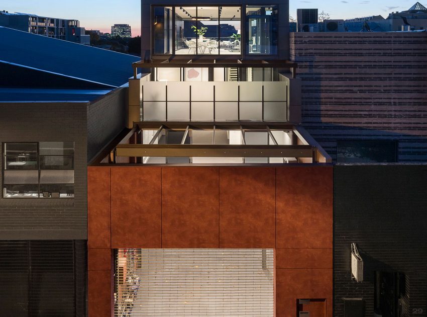 A Sleek Contemporary Home Offers Elegance, Lots of Light and Spectacular Views in Prahran, Australia by LSA Architects (20)