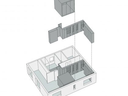 A Small Contemporary Home in White in San Miniato, Italy by LDA.iMdA Associated Architects (21)