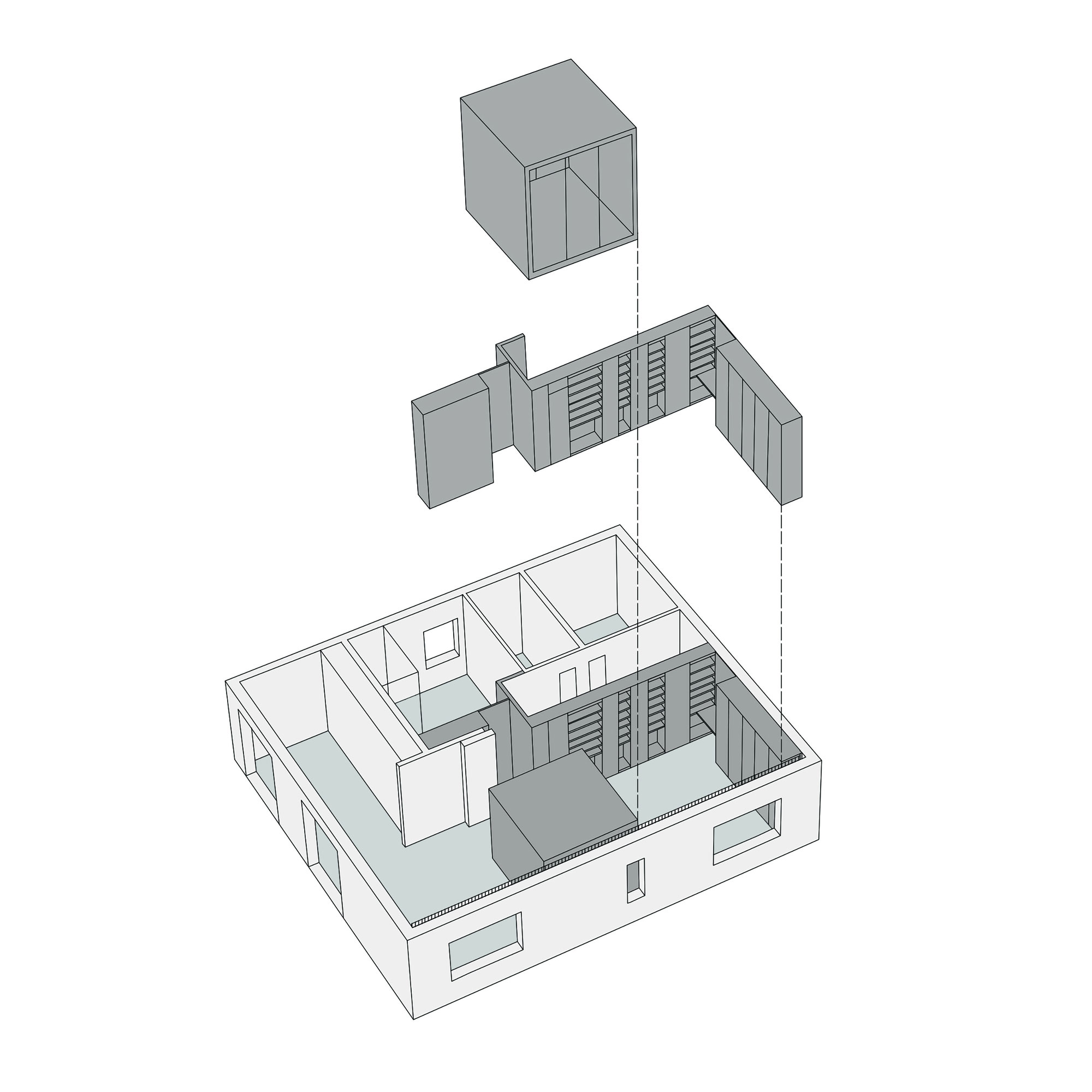 A Small Contemporary Home in White in San Miniato, Italy by LDA.iMdA Associated Architects (21)
