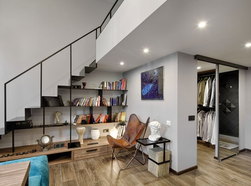 A Small Modern Apartment for One Person in the Historical Center of Kiev, Ukraine by Ivan Yunakov (7)