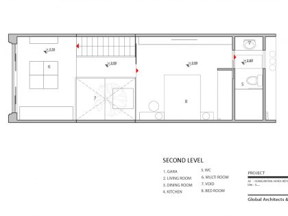 A Small Modern Home with Central Atrium and Rustic Vibe in Hoàng Văn Thái by Global Architects & Associates (14)