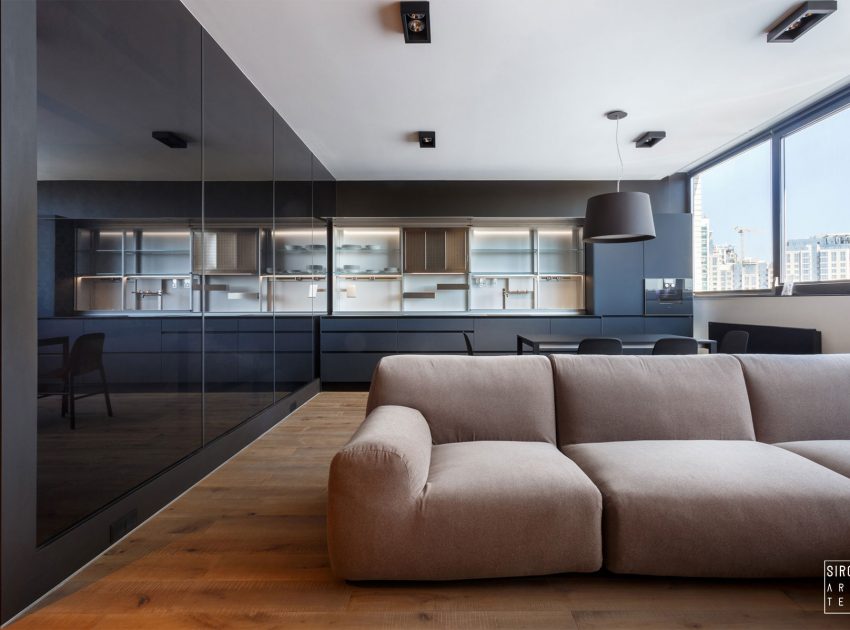 A Sophisticated Modern Apartment for Young Men in Kiev, Ukraine by SIROTOVARCHITECTS (2)