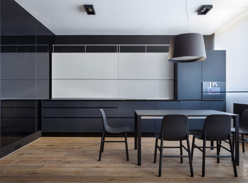 A Sophisticated Modern Apartment for Young Men in Kiev, Ukraine by SIROTOVARCHITECTS (5)