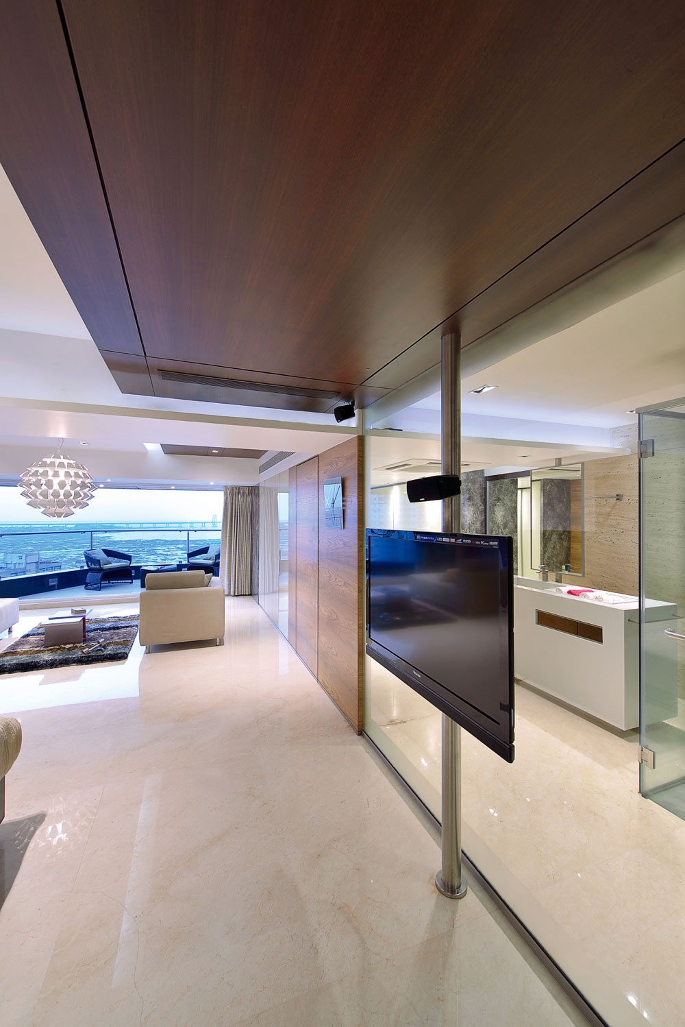 A Sophisticated Triplex Penthouse with Splendid and Elegant Ambiance in Mumbai, India by Space Dynamix (10)