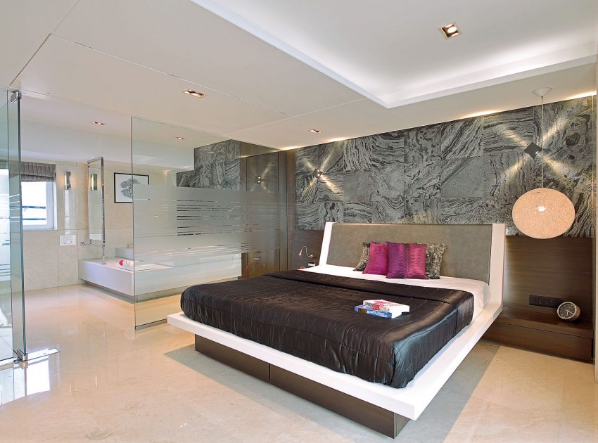 A Sophisticated Triplex Penthouse with Splendid and Elegant Ambiance in Mumbai, India by Space Dynamix (11)