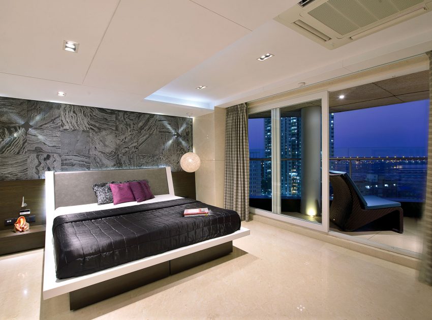 A Sophisticated Triplex Penthouse with Splendid and Elegant Ambiance in Mumbai, India by Space Dynamix (12)