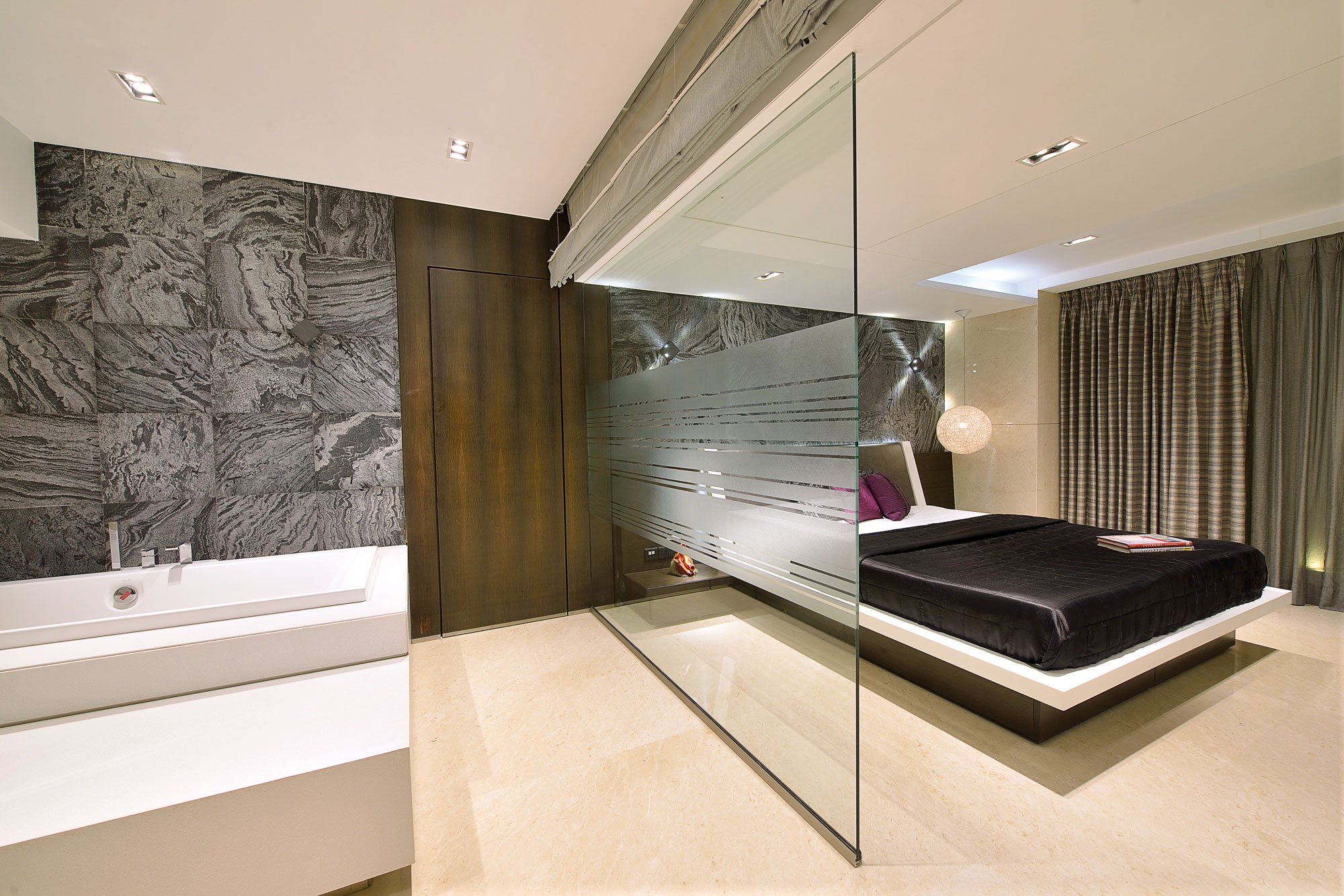 A Sophisticated Triplex Penthouse with Splendid and Elegant Ambiance in Mumbai, India by Space Dynamix (13)