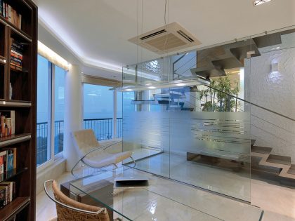 A Sophisticated Triplex Penthouse with Splendid and Elegant Ambiance in Mumbai, India by Space Dynamix (15)