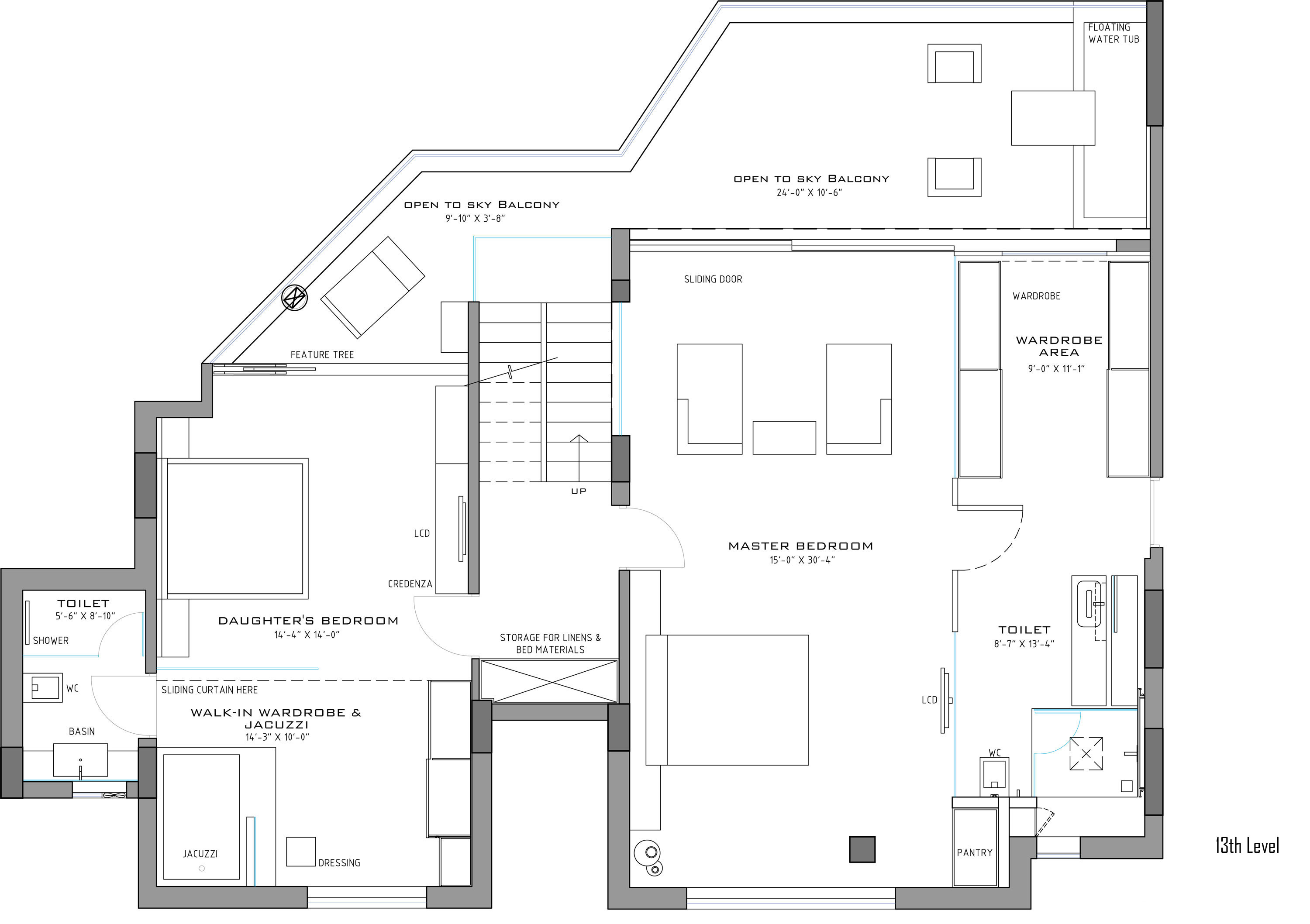 A Sophisticated Triplex Penthouse with Splendid and Elegant Ambiance in Mumbai, India by Space Dynamix (23)