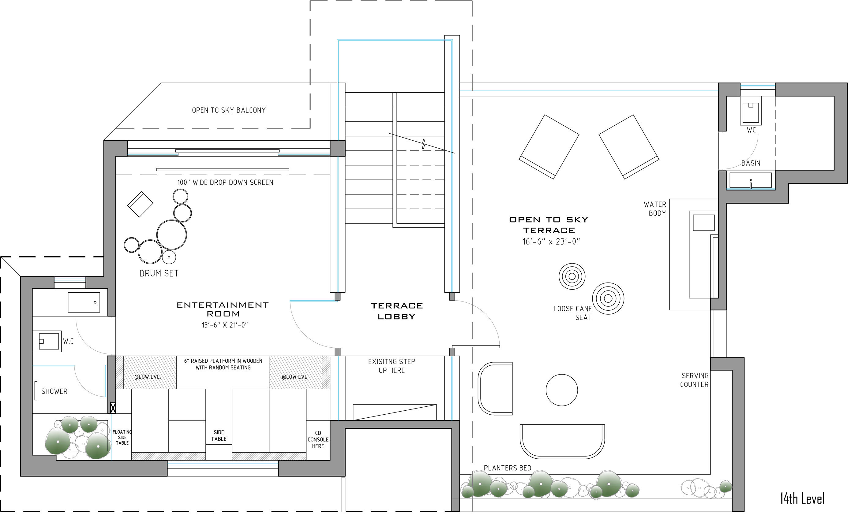 A Sophisticated Triplex Penthouse with Splendid and Elegant Ambiance in Mumbai, India by Space Dynamix (24)