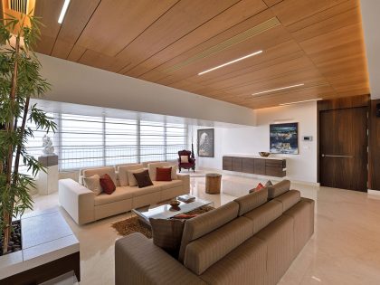 A Sophisticated Triplex Penthouse with Splendid and Elegant Ambiance in Mumbai, India by Space Dynamix (3)