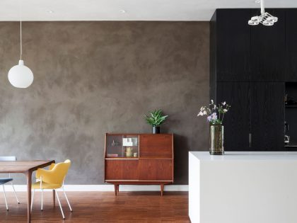 A Spacious Contemporary Townhouse with Balconies and Full-Storey Windows in Rotterdam by Paul de Ruiter Architects & Chris Collaris (10)