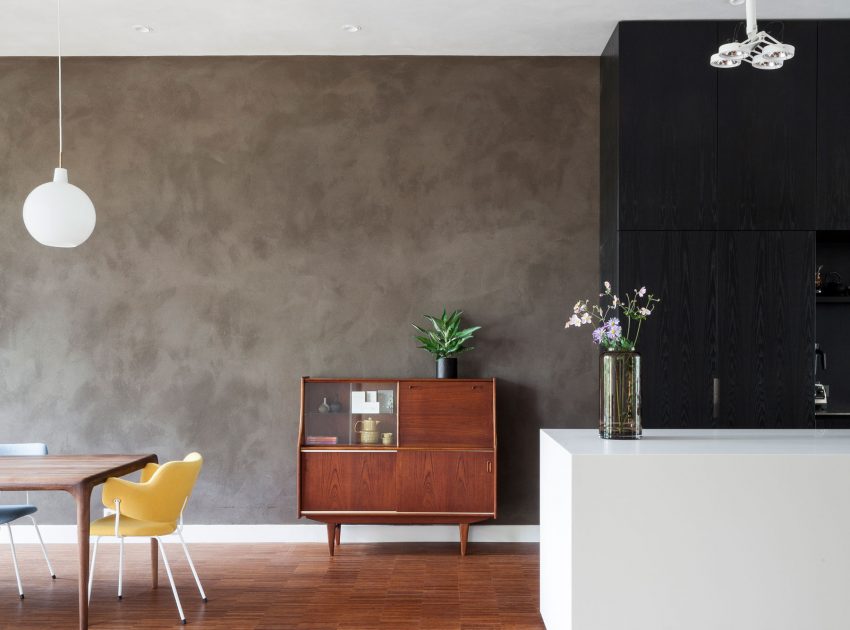 A Spacious Contemporary Townhouse with Balconies and Full-Storey Windows in Rotterdam by Paul de Ruiter Architects & Chris Collaris (10)