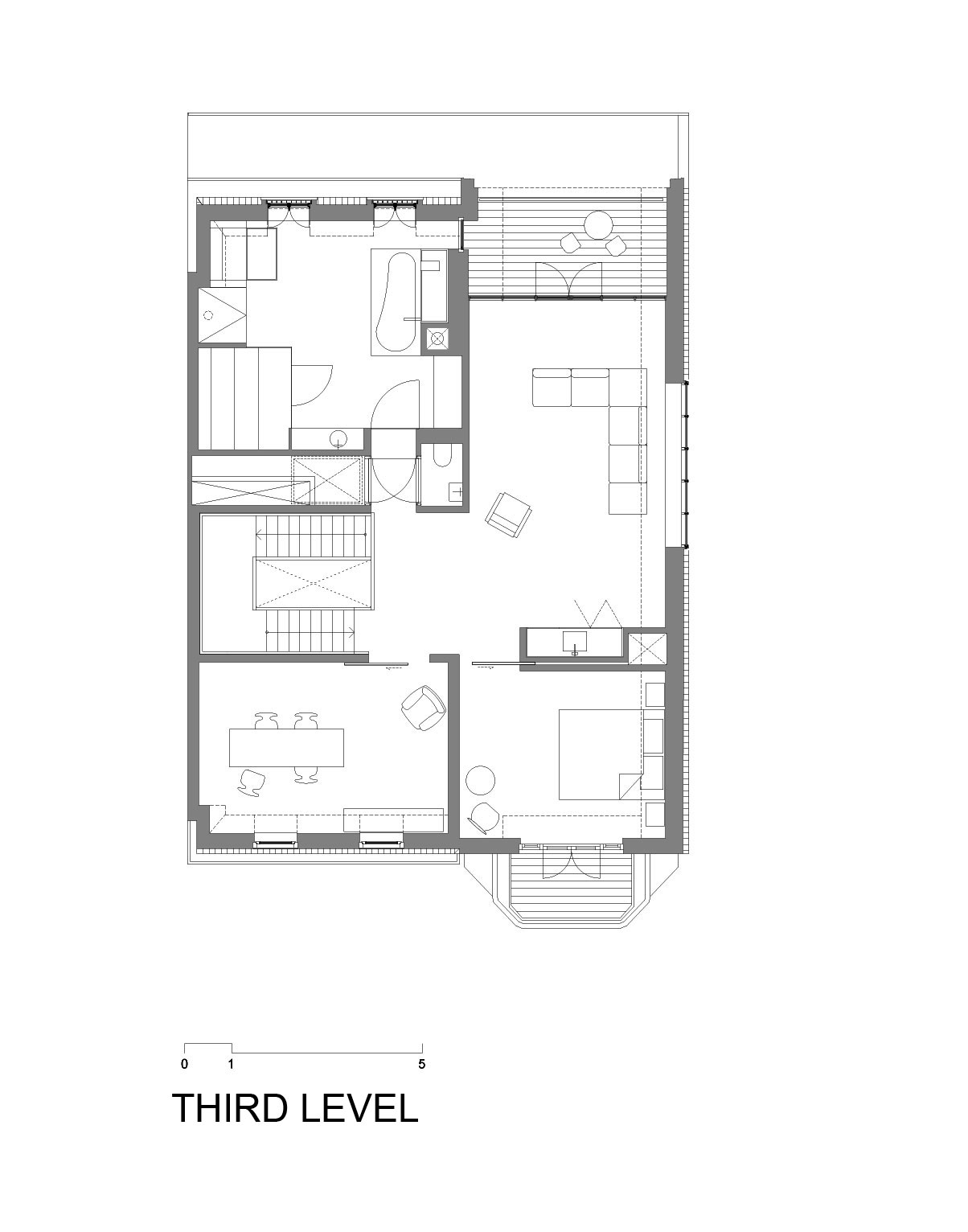 A Spacious Contemporary Townhouse with Balconies and Full-Storey Windows in Rotterdam by Paul de Ruiter Architects & Chris Collaris (31)