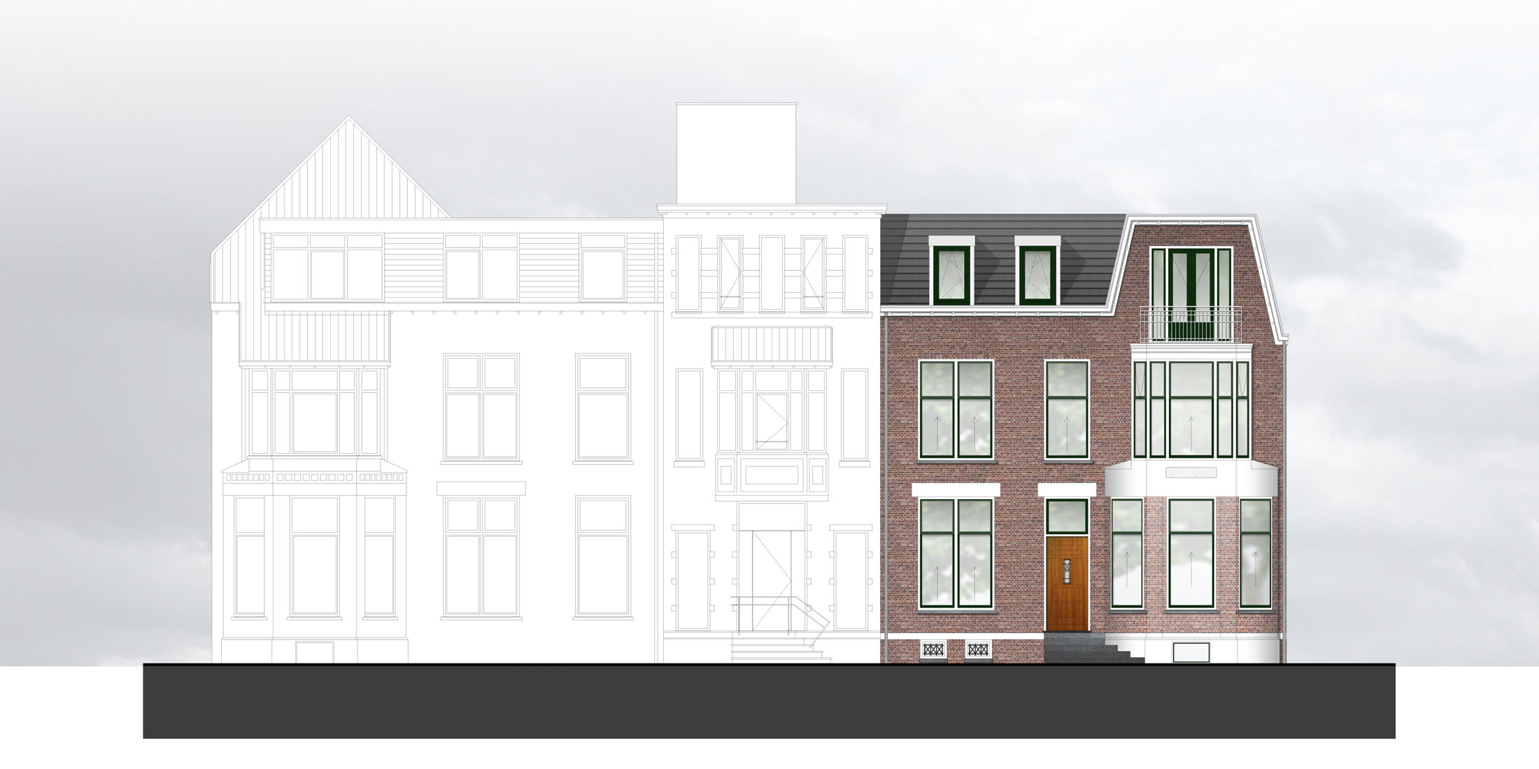 A Spacious Contemporary Townhouse with Balconies and Full-Storey Windows in Rotterdam by Paul de Ruiter Architects & Chris Collaris (34)