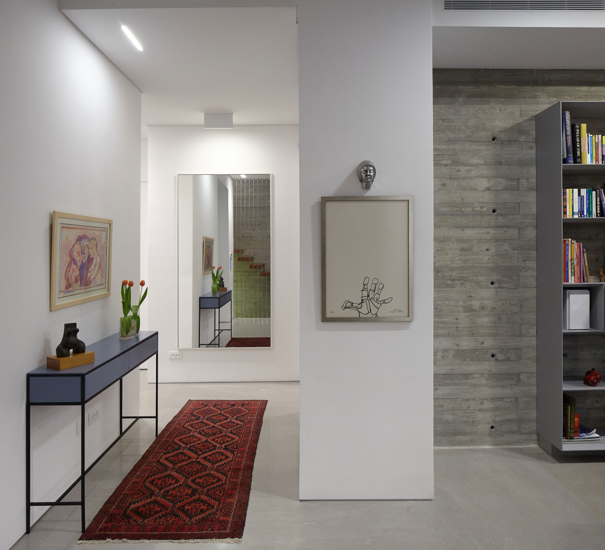 A Spacious Cube-Shaped House with Modern Features in Ramat Gan, Israel by Ella Sahar (6)