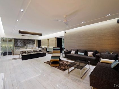 A Spacious and Practical Apartment with Modern Look in Mumbai, India by Evolve (3)