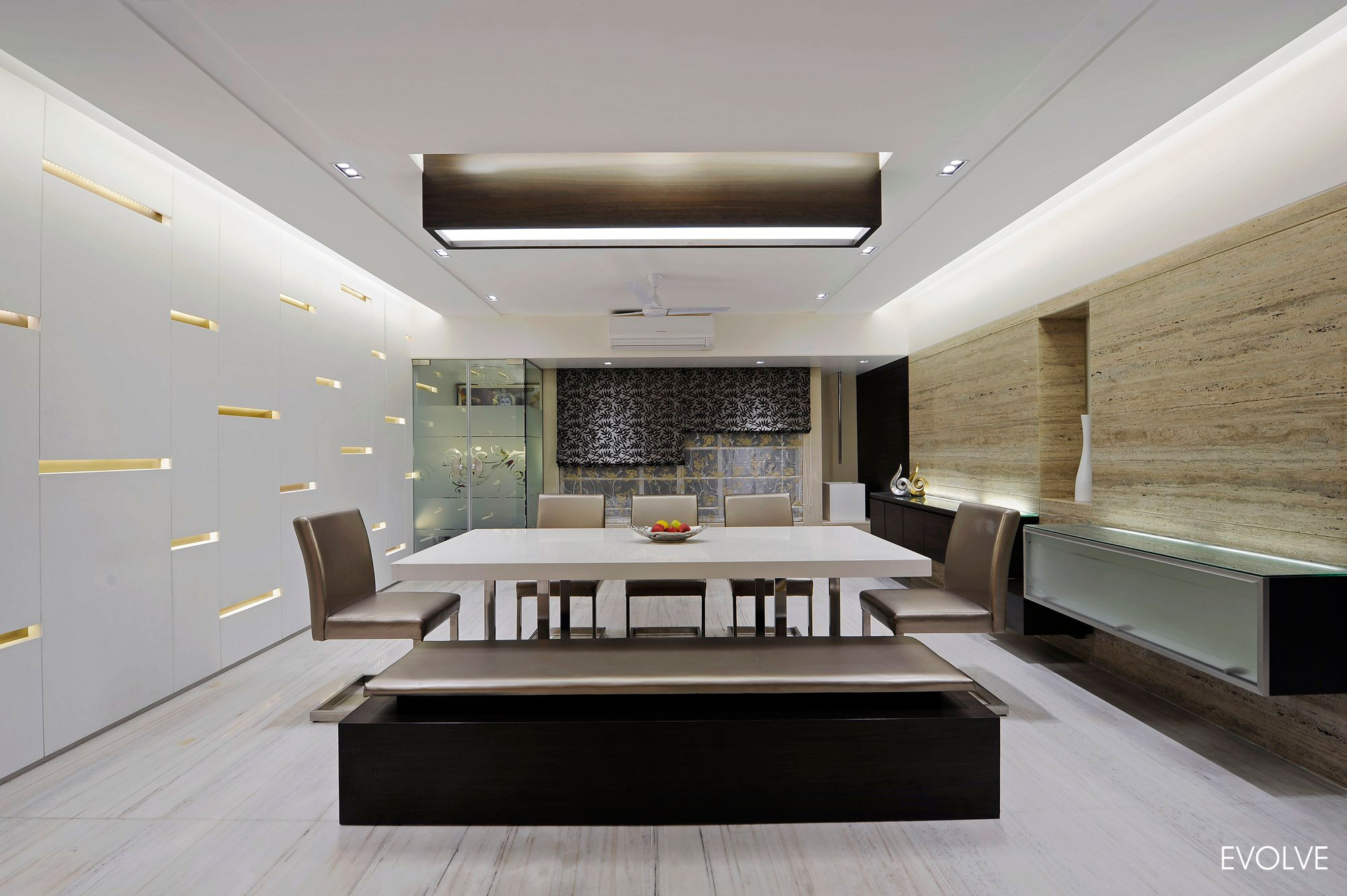 A Spacious and Practical Apartment with Modern Look in Mumbai, India by Evolve (8)