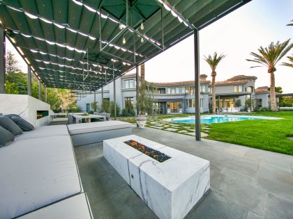 A Spectacular Contemporary Home with Majestic Views of the City, Ocean and Mountains in Beverly Hills by Maxime Jacquet (4)