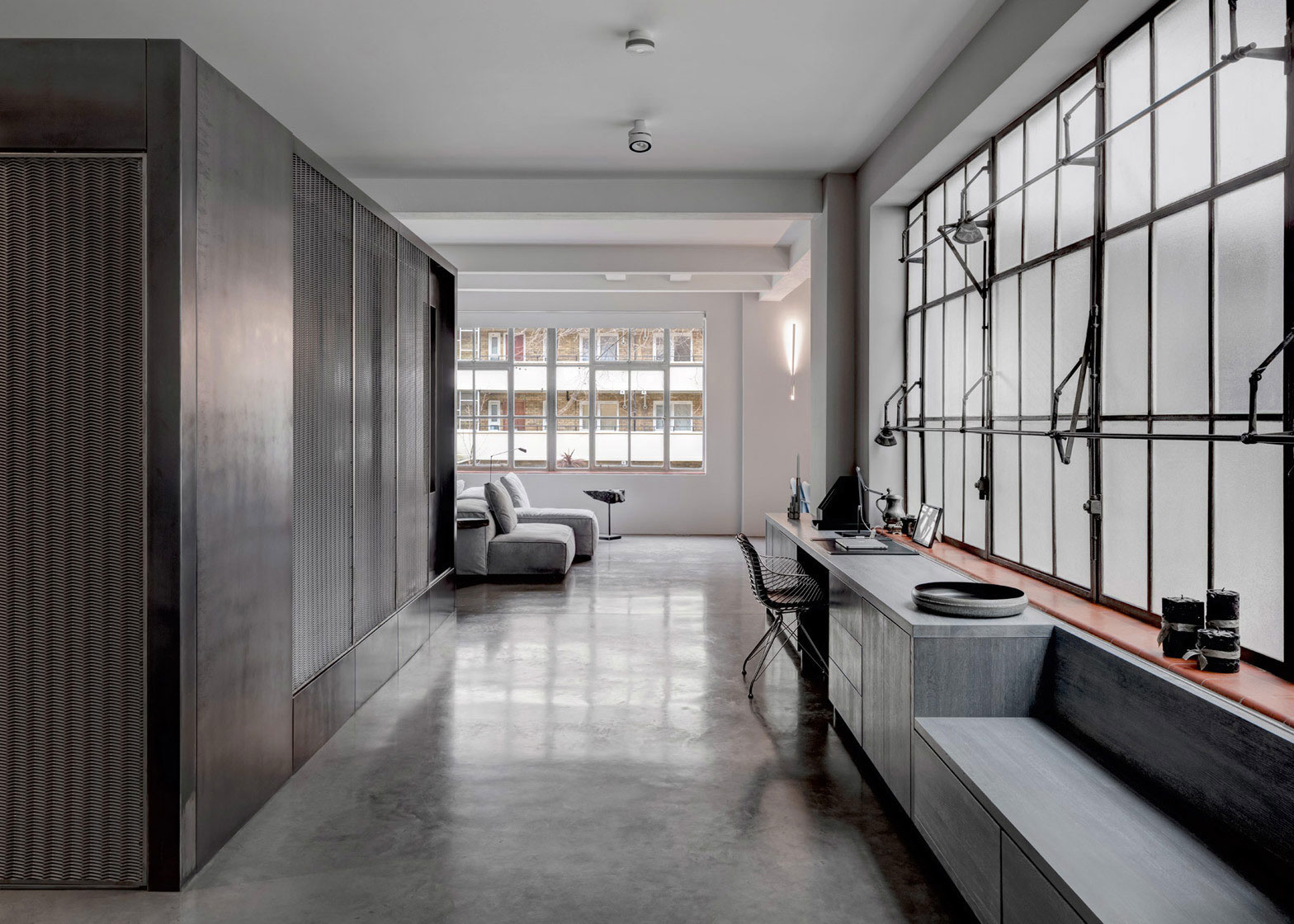 A Striking and Sophisticated Home with a Monochrome Palette in London by APA (3)