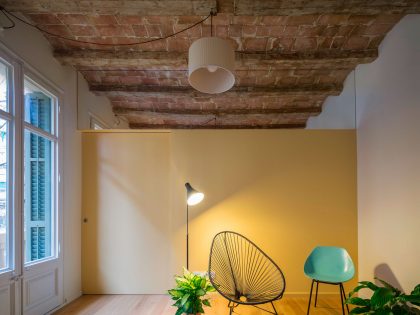 A Striking and Warm Apartment Drenched in Natural Light and Character in Barcelona, Spain by Nook Architects (2)