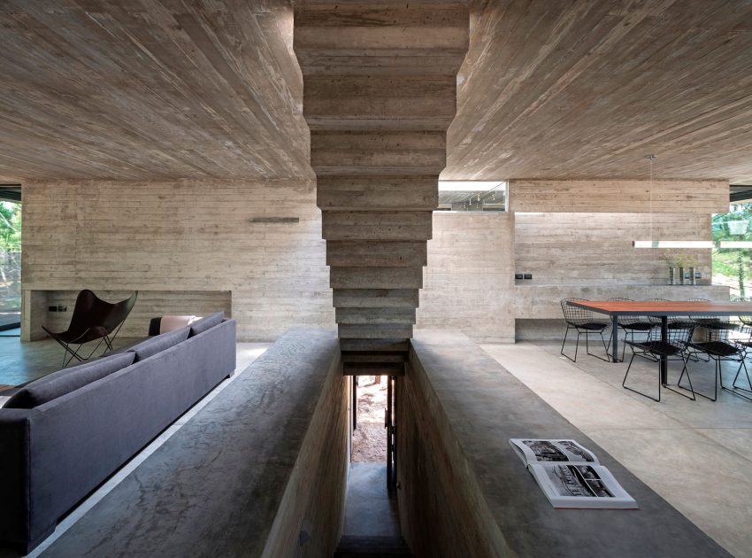 A Stunning Concrete Home Features a Rooftop Pool with Ocean Views in Pinamar, Argentina by Luciano Kruk Arquitectos (21)