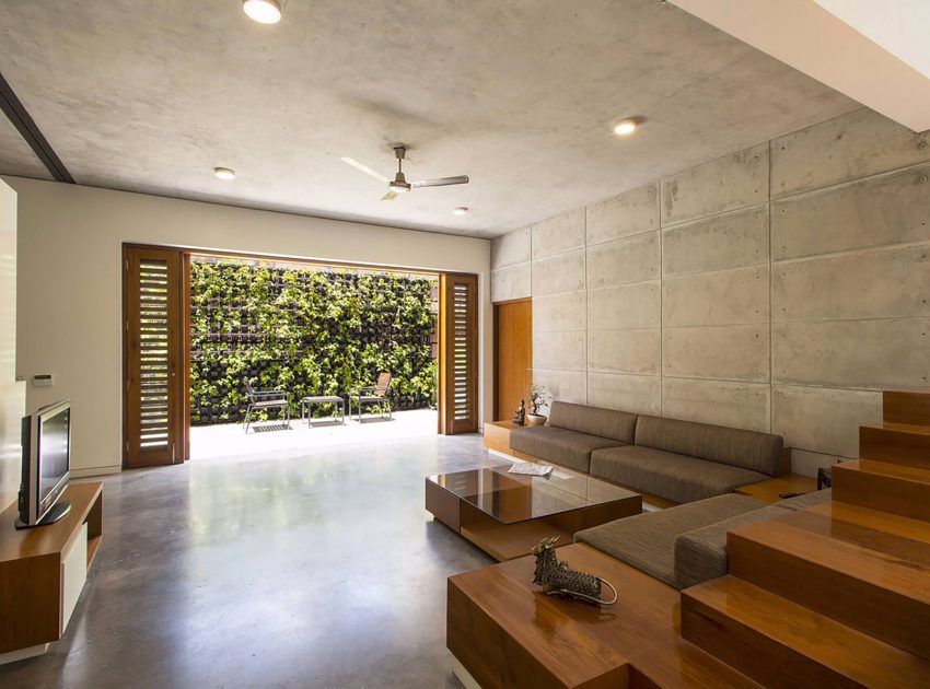 A Stunning Concrete House with Modern and Elegant Interior in Bengaluru, India by Architectural Paradigm (10)