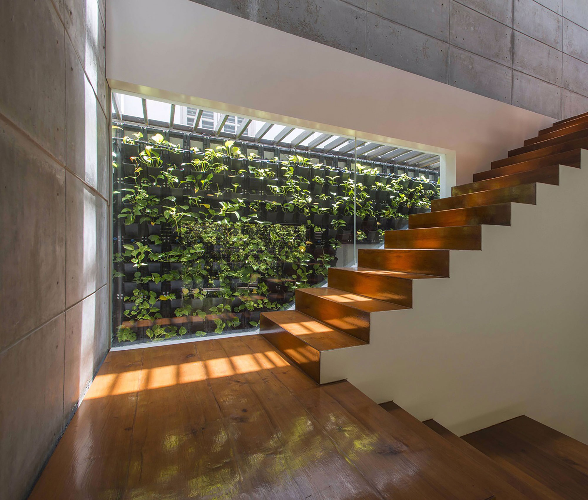 A Stunning Concrete House with Modern and Elegant Interior in Bengaluru, India by Architectural Paradigm (17)