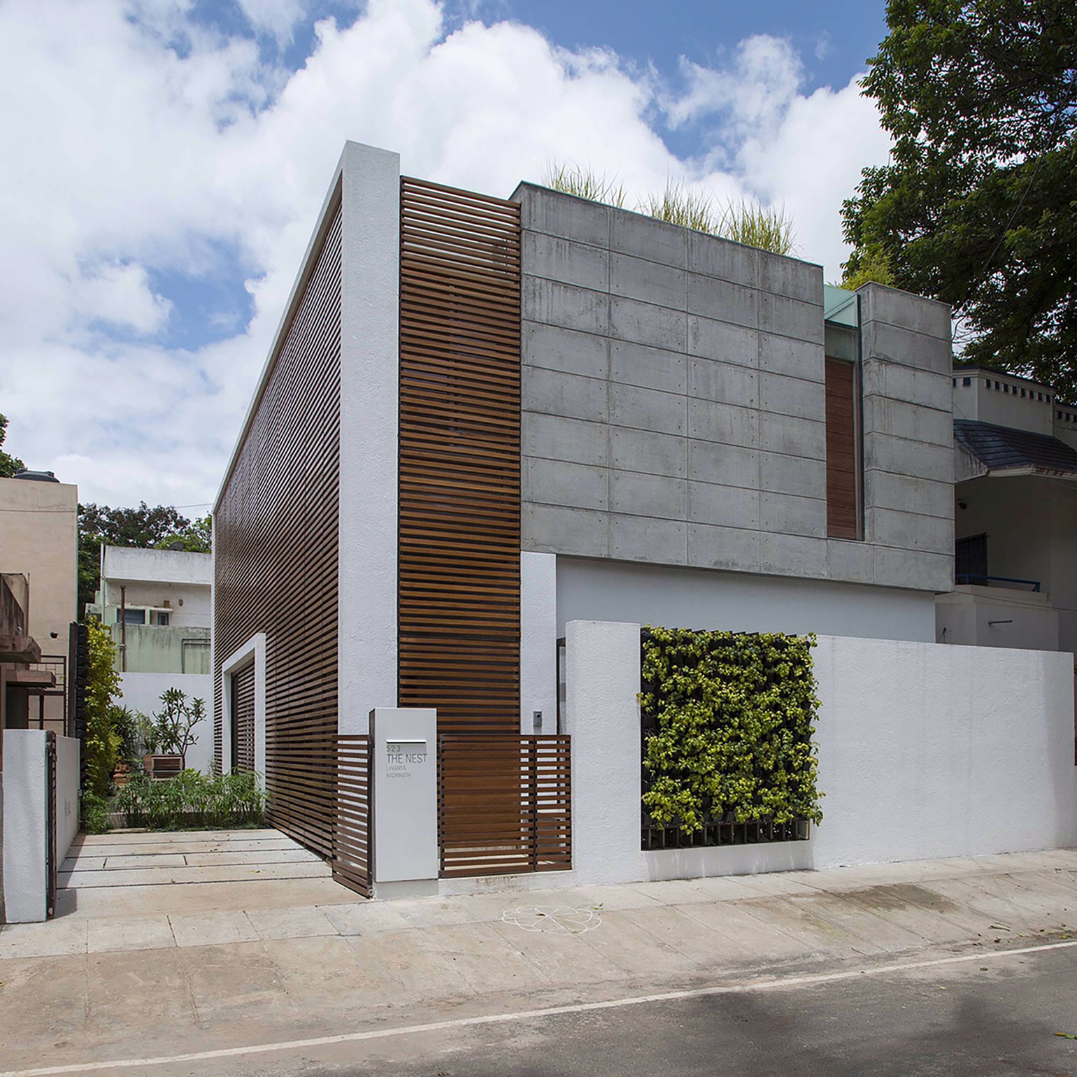 A Stunning Concrete House with Modern and Elegant Interior in Bengaluru, India by Architectural Paradigm (2)