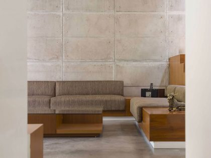 A Stunning Concrete House with Modern and Elegant Interior in Bengaluru, India by Architectural Paradigm (8)