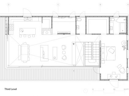 A Stunning Contemporary Cabin in the Sugar Bowl Ski Resort of Norden, California by Mork-Ulnes Architects (12)