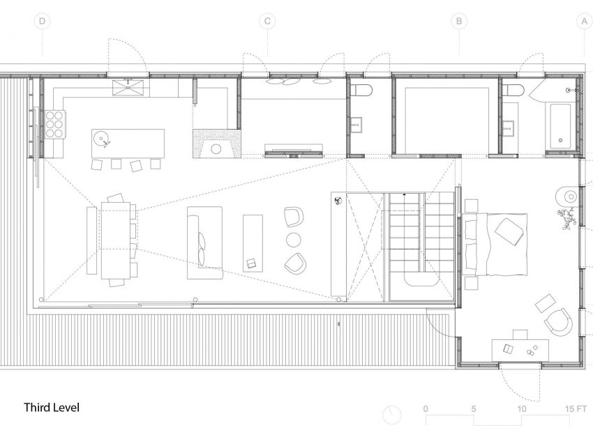 A Stunning Contemporary Cabin in the Sugar Bowl Ski Resort of Norden, California by Mork-Ulnes Architects (12)