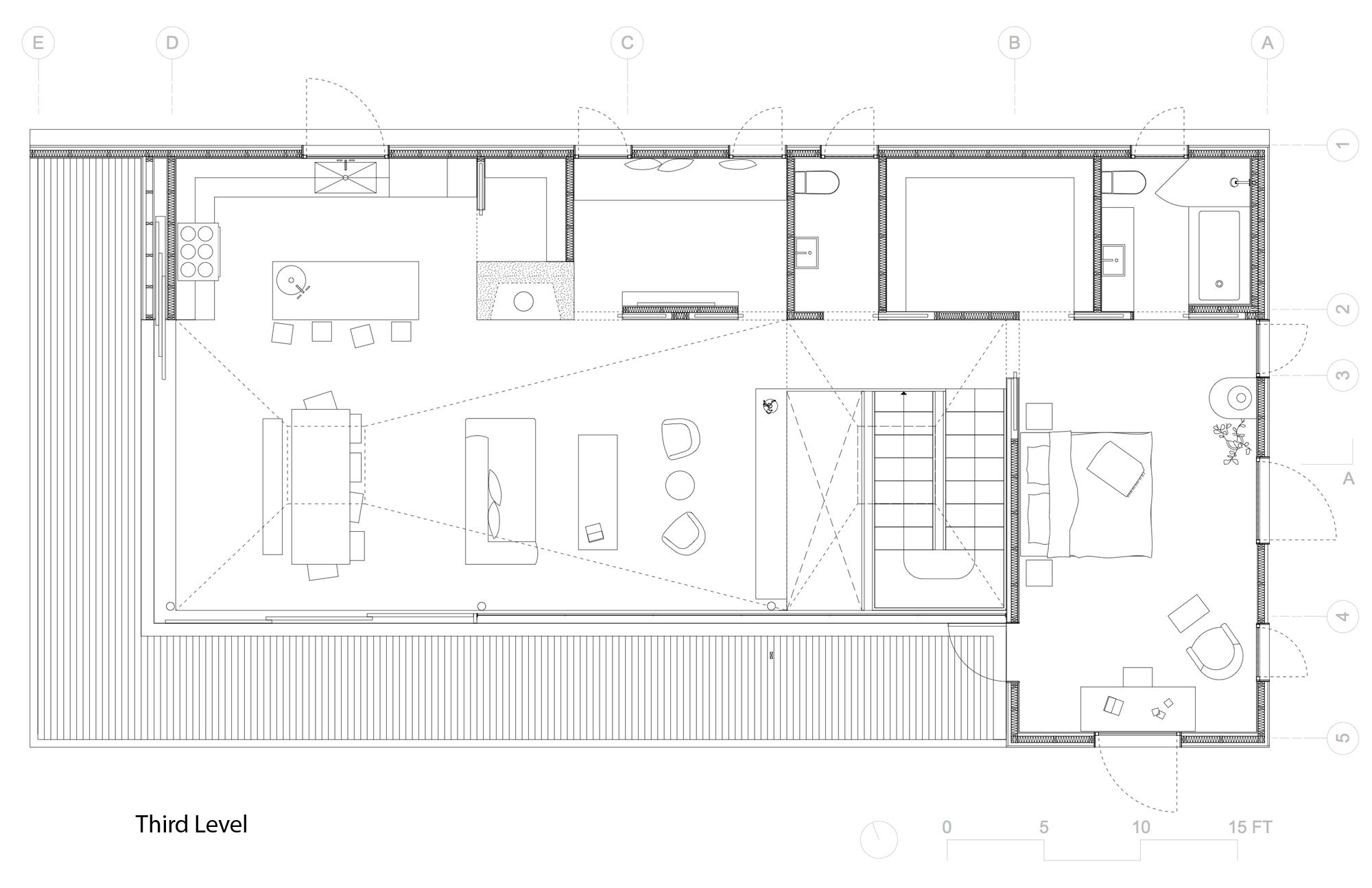 A Stunning Contemporary Cabin in the Sugar Bowl Ski Resort of Norden, California by Mork-Ulnes Architects (12)