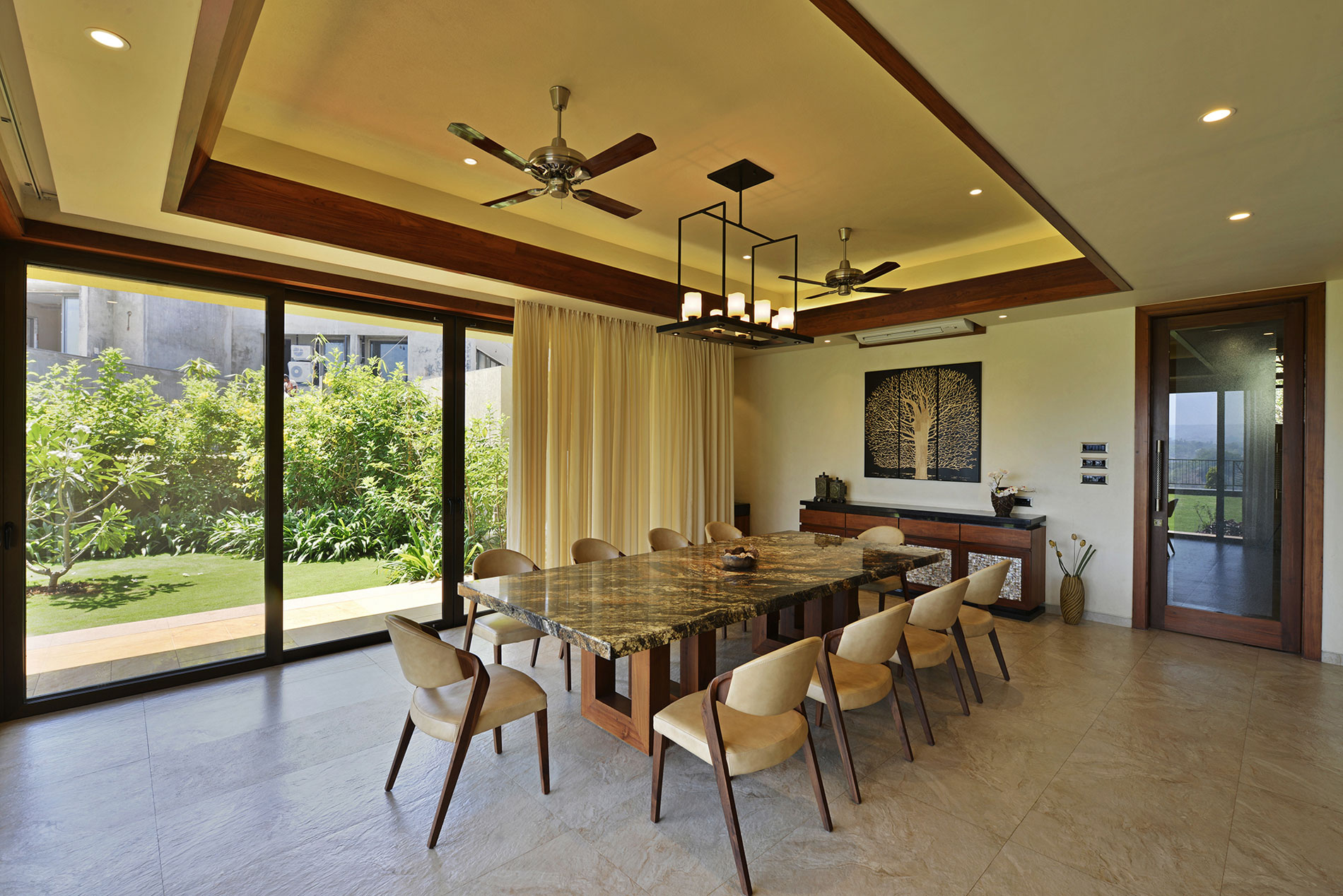A Stunning Contemporary Villa with Open and Airy Interiors in the Khandala Valley, India by GA design (12)