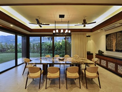 A Stunning Contemporary Villa with Open and Airy Interiors in the Khandala Valley, India by GA design (13)